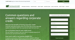 Desktop Screenshot of freecorporatecredit.com